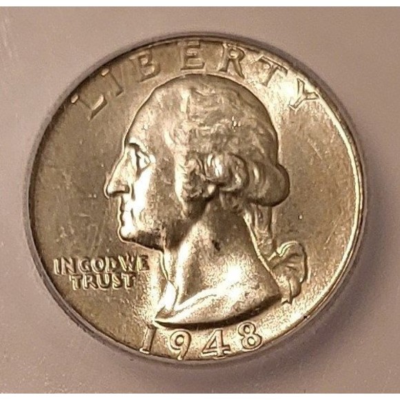 1948 Washington Quarter MS67 ICG - Picture 3 of 4